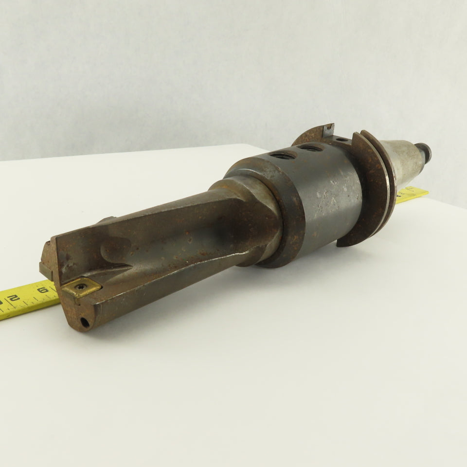 Lydex SD52-51-102-40R7 CAT 50 Boring Bar Holder W/ Indexing 2.008 Dia. Drill