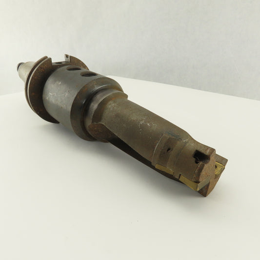 Lydex SD52-51-102-40R7 CAT 50 Boring Bar Holder W/ Indexing 2.008 Dia. Drill