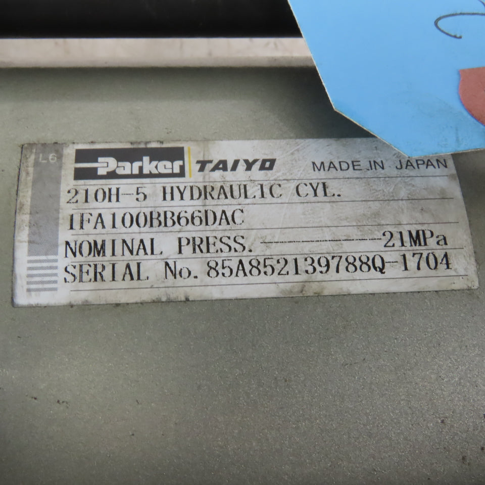 Parker 210H-5 Taiyo 195mm Bore 60mm Stroke 21MPa Hydraulic Cylinder