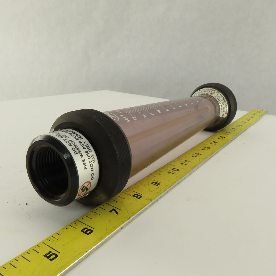 Dwyer Instrument UV-A112 UV Polysulfone Flowmeter Range 1-13 SCFM (30-370 LPM