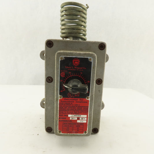 Edwin Wiegand WR-80EP Hazardous Location Thermostat 40°F to 90°F