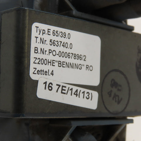 Benning 167E/14(13) AC/DC Converter Transformer From a Model CR24HF3-240 Charger