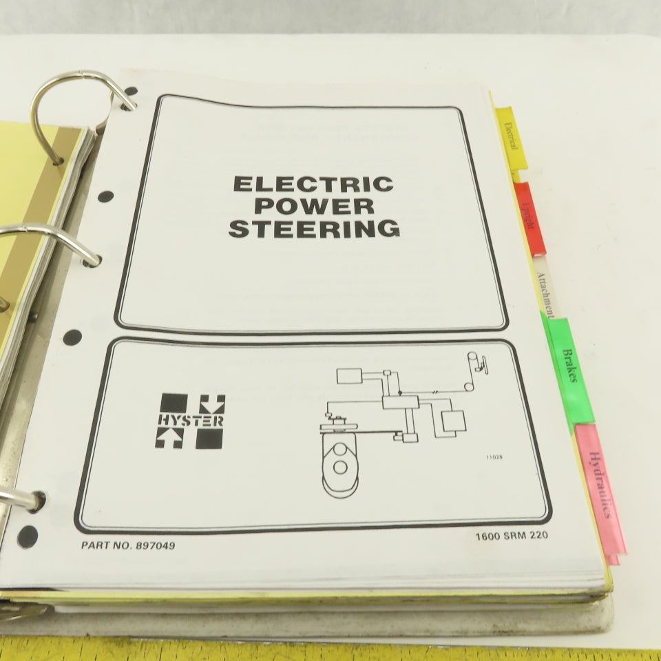 Hyster Maintenance Service Instruction Manual For R30CH Narrow Aisle Forklift