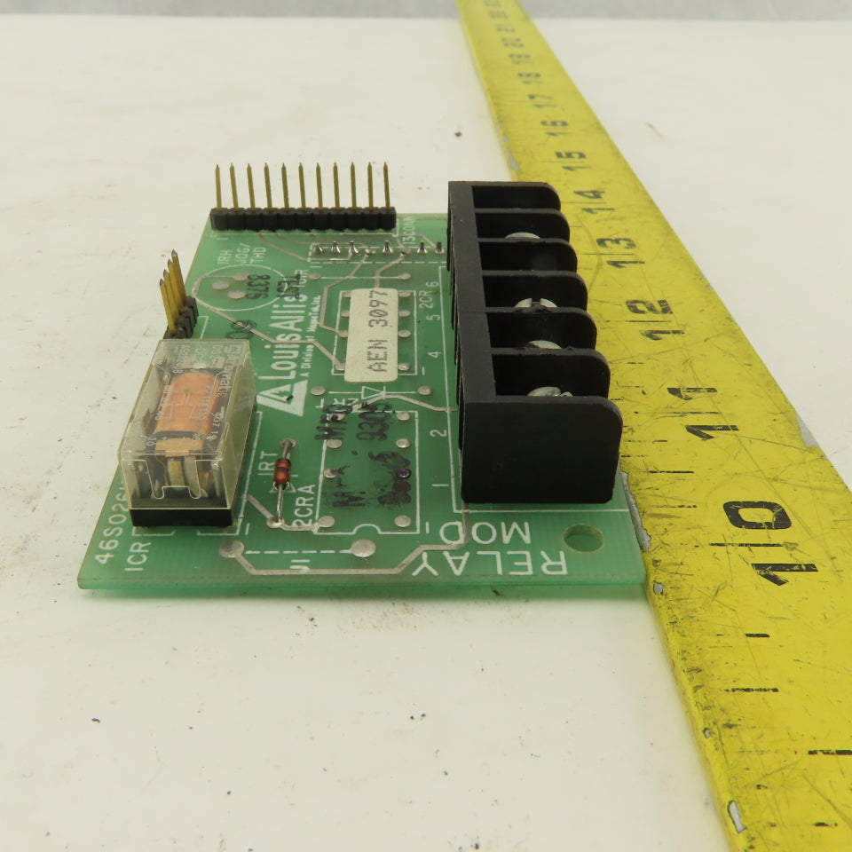 Louis Allis 46S02615-011000 AEN 3097 Relay Module Circuit Board PCB 5Y1437-02
