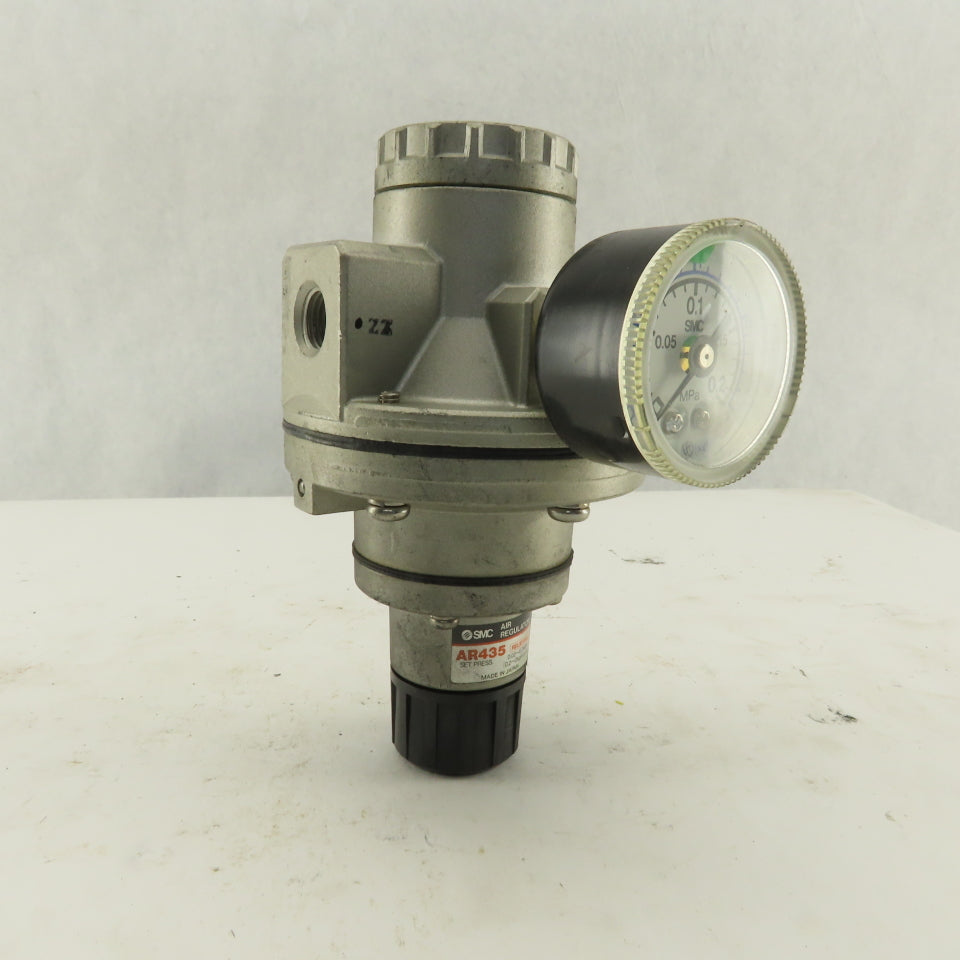 SMC AR435 Precision Pneumatic Air Regulator 0.02-0.20 MPa 1/4" NPT