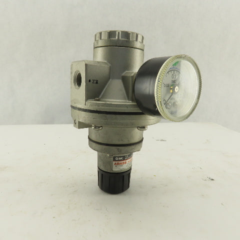 SMC AR435 Precision Pneumatic Air Regulator 0.02-0.20 MPa 1/4" NPT