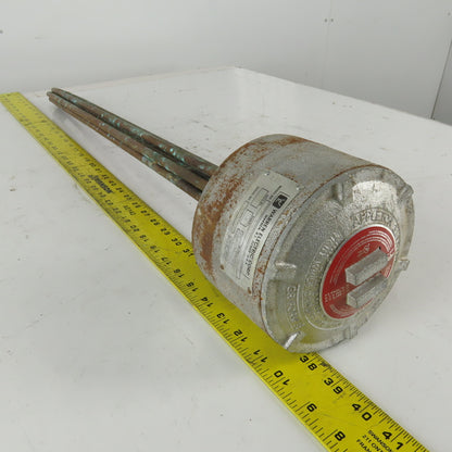 Warren Electric 1-RS-9-4-28C-EP/LT Heater Element 480V 3-Ph 9000W 28" 300PSI