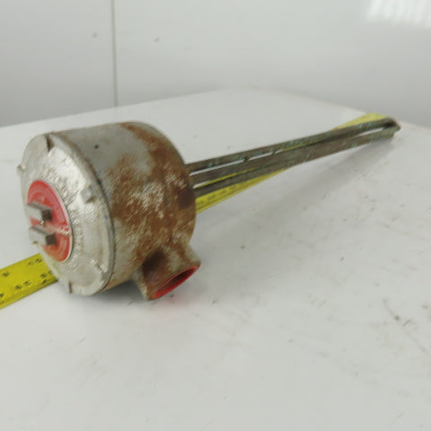 Warren Electric 1-RS-9-4-28C-EP/LT Heater Element 480V 3-Ph 9000W 28" 300PSI
