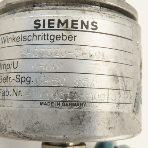 Siemens 6FC9320-3HS01 Rotary Encoder Imp/U 0500 Betr.Spg. +5V
