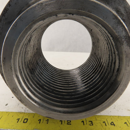 Column Shaft Round Carbon Steel Nut 3-1/2-4 Thread
