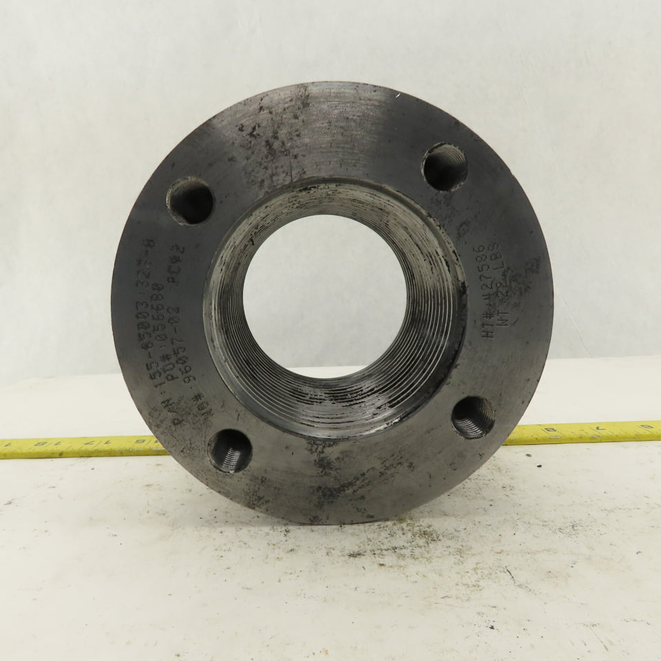 Column Shaft Round Carbon Steel Nut 3-1/2-4 Thread