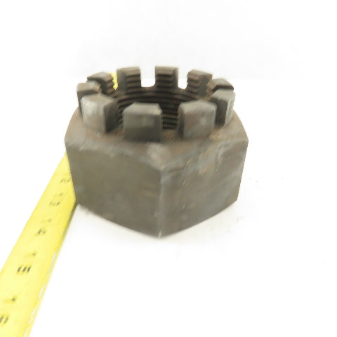2-3/4"-6 Plain Finish Carbon Steel Castle Nut
