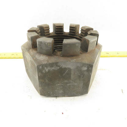 2-3/4"-6 Plain Finish Carbon Steel Castle Nut