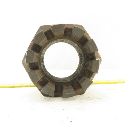 2-3/4"-6 Plain Finish Carbon Steel Castle Nut