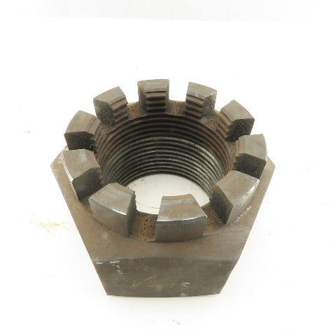 2-3/4"-6 Plain Finish Carbon Steel Castle Nut