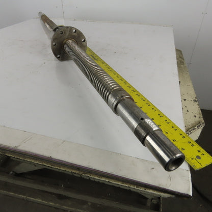 50mm Diam x 20mm Double Pitch Ball Screw & Nut Assembly 1550mm OAL 760mm Travel