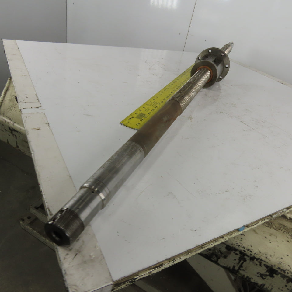 50mm Diam x 20mm Double Pitch Ball Screw & Nut Assembly 1550mm OAL 760mm Travel