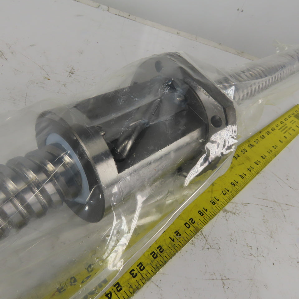 NSK 45mm Diam x 25mm Double Pitch Ball Screw & Nut Assembly 1377mm OAL