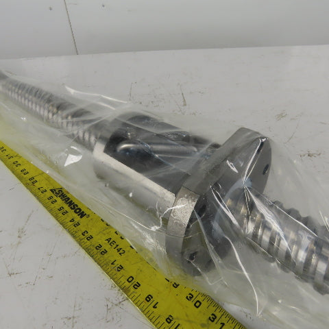 NSK 45mm Diam x 25mm Double Pitch Ball Screw & Nut Assembly 1377mm OAL