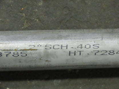 304 Welded  Stainless Steel Pipe 2" NPS Schedule 40S 198" Long