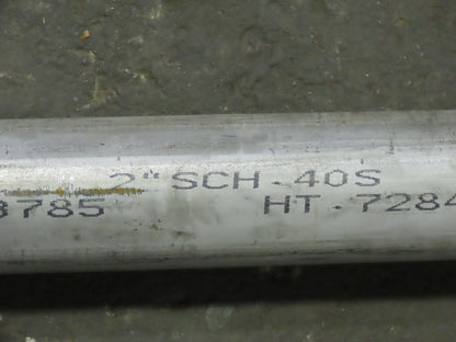 304 Welded  Stainless Steel Pipe 2" NPS Schedule 40S 198" Long