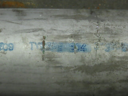 3"x 230" Long  304 Stainless Steel Welded Pipe Schedule 5S