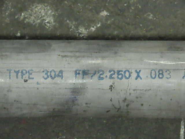 2-1/4"x .085 Wall 97" Long  304 Stainless Steel Welded Pipe