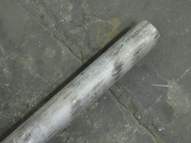 2-1/4"x .085 Wall 97" Long  304 Stainless Steel Welded Pipe