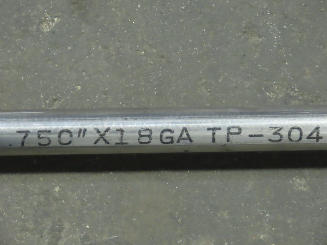 3/4" x 18Ga x 117 long 304 Stainless Steel Bright Round Tube Pipe Tubing