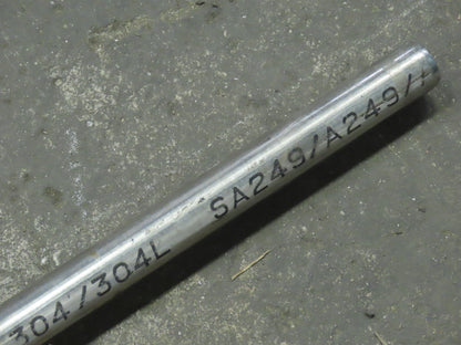 3/4" x 18Ga x 117 long 304 Stainless Steel Bright Round Tube Pipe Tubing