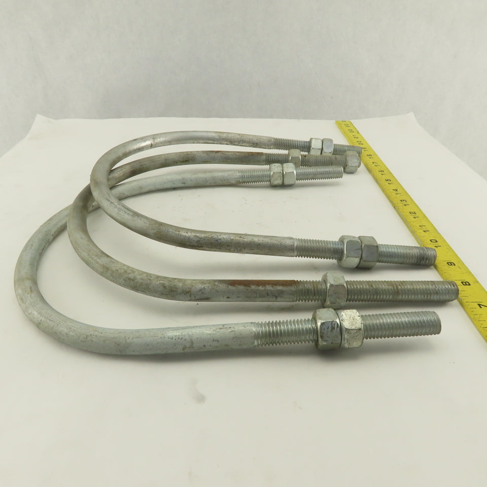 U-Bolt Thread 11-1/2 x 8-3/4 5/8-11 Galvanized  Lot of 3