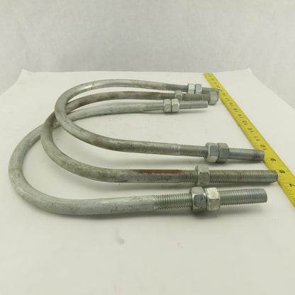 U-Bolt Thread 11-1/2 x 8-3/4 5/8-11 Galvanized  Lot of 3