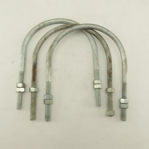 U-Bolt Thread 11-1/2 x 8-3/4 5/8-11 Galvanized  Lot of 3
