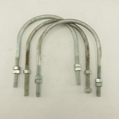 U-Bolt Thread 11-1/2 x 8-3/4 5/8-11 Galvanized  Lot of 3