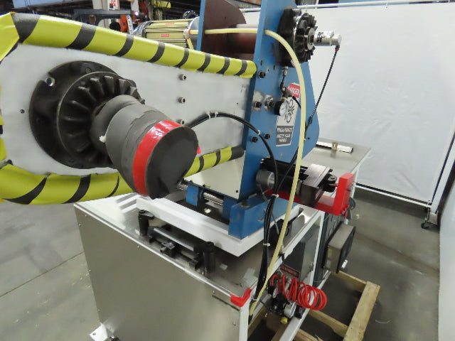 MECA Eng. Unwinder Self Tracking  Double Roll 6" ID x 16"W W/Splicing Station