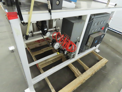 MECA Eng. Unwinder Self Tracking  Double Roll 6" ID x 16"W W/Splicing Station