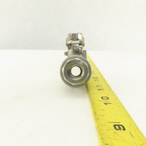 Sharpe CF8M !/4" NPT Stainless Steel Full Flow Ball Valve 1000