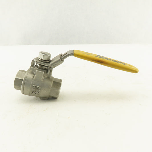Sharpe CF8M !/4" NPT Stainless Steel Full Flow Ball Valve 1000