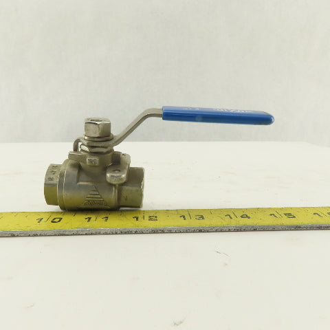 Dixon CF8M !/4" NPT Stainless Steel Full Flow Ball Valve 1000