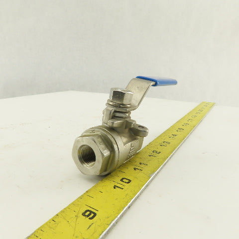 Dixon CF8M !/4" NPT Stainless Steel Full Flow Ball Valve 1000