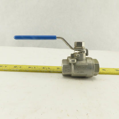 Dixon CF8M !/4" NPT Stainless Steel Full Flow Ball Valve 1000