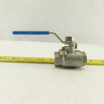 Dixon CF8M !/4" NPT Stainless Steel Full Flow Ball Valve 1000