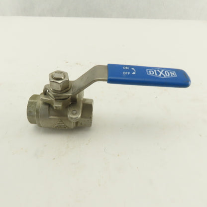 Dixon CF8M !/4" NPT Stainless Steel Full Flow Ball Valve 1000