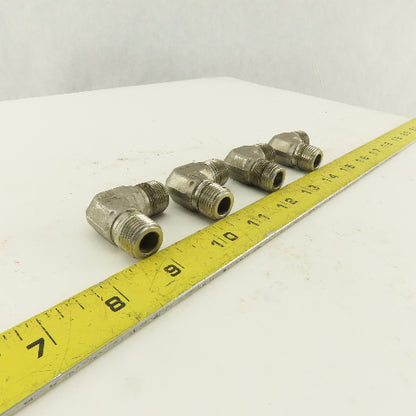 Cajon 316 M-78 90° Elbow Male 3/8" NPT Fitting 316 Stainless Steel lot of 4