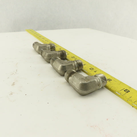 Cajon 316 M-78 90° Elbow Male 3/8" NPT Fitting 316 Stainless Steel lot of 4