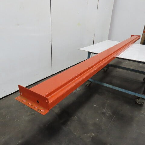 120" x 5" x 1-5/8" 50E Shaved Pin Pallet Racking Beam Shelf 5,575 lb Lot of 1   NEW