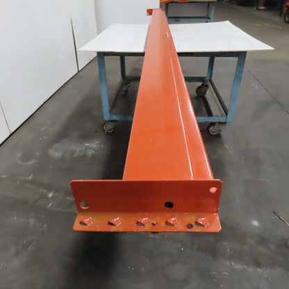 144" x 6-1/2" x 1-5/8" 65E Shaved Pin Pallet Racking Beam Shelf 7,075 lb Lot/1  NEW