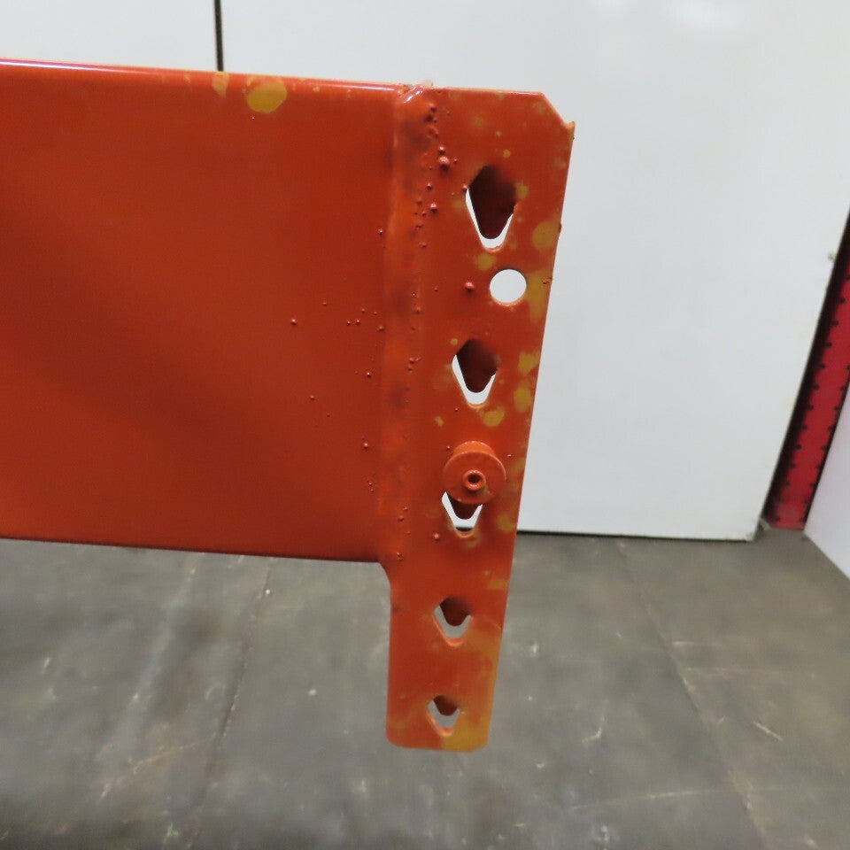 144" x 6-1/2" x 1-5/8" 65E Shaved Pin Pallet Racking Beam Shelf 7,075 lb Lot/1  NEW