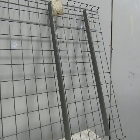 48" x 58" Double Waterfall Wire Decks Pallet Racking Shelf 3,000 lbs Cap NEW
