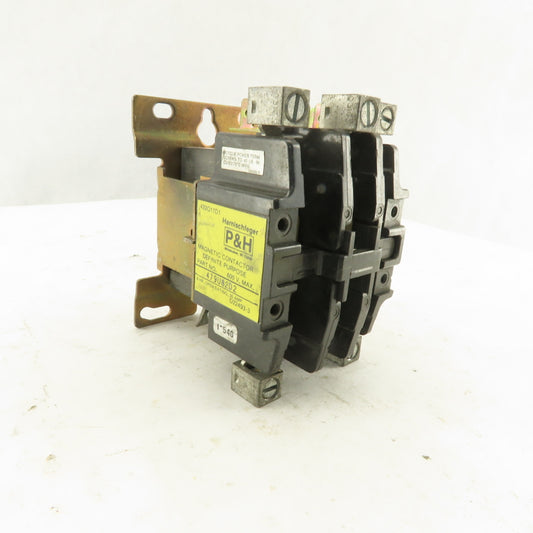 P&H 479U82D2 Definite Purpose 30A 3 Pole Relay Contactor 480V Coil